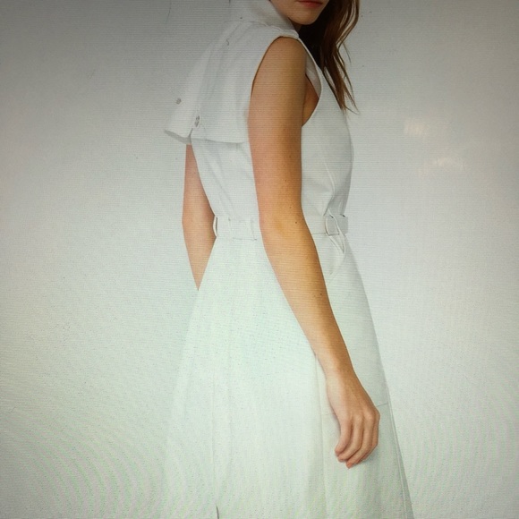 Epolette detailed shirt dress. - Picture 5 of 7